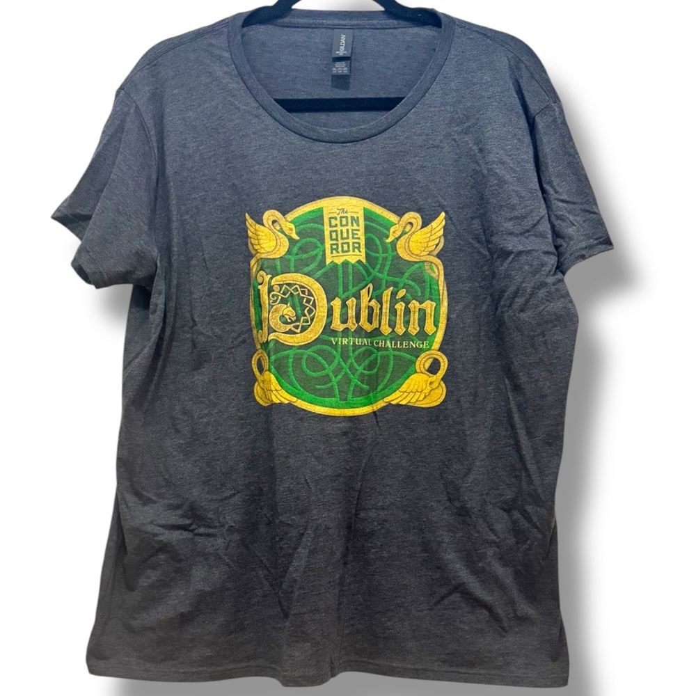 Conqueror Gray Dublin Graphic T-Shirt